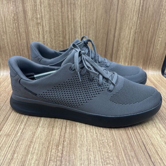 Kizik Lima Hands Free Graphite Gray Black Mens Size 15 Athletic Sneakers NEW - Picture 1 of 8
